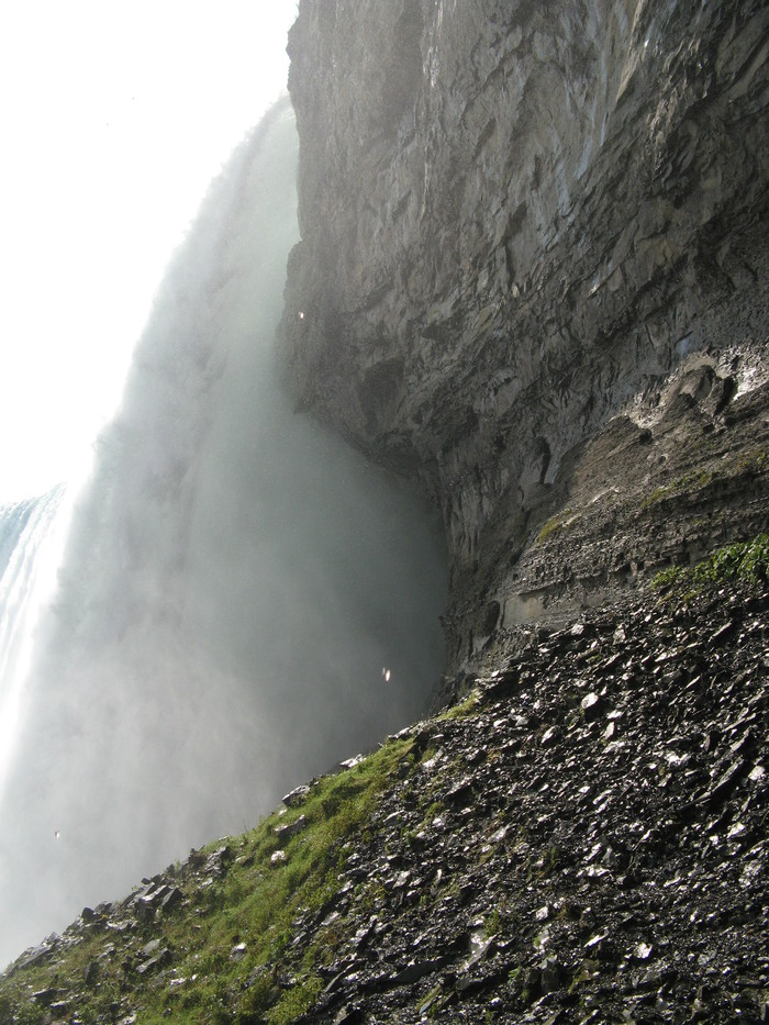 Base of falls