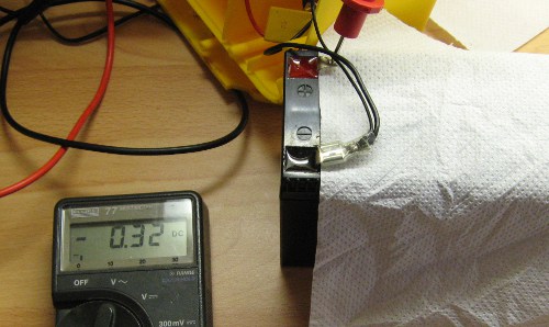 Charging a repaired battery